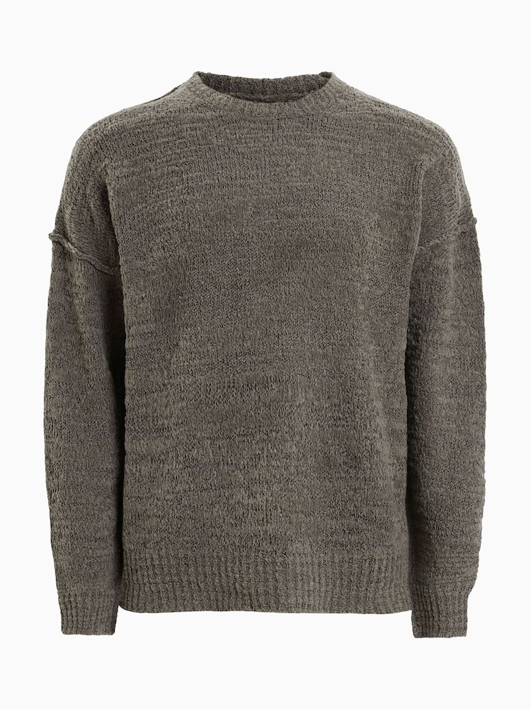 AllSaints Brown Chillion Crew Jumper - Image 9 of 9