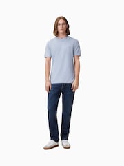 AllSaints Blue Brace Short Sleeve Crew 100% Organic Cotton Shorts - Image 2 of 5