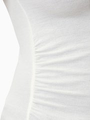 AllSaints White Bec Long Sleeve T-Shirt - Image 7 of 8