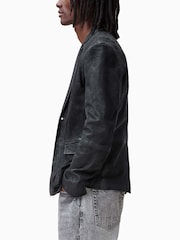 AllSaints Blue Monet Blazer - Image 4 of 8