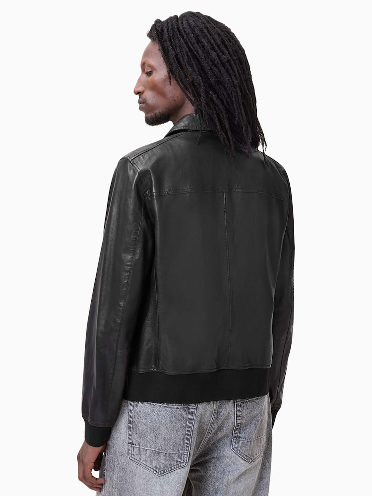 AllSaints Black Gen Jacket - Image 2 of 7