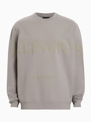 AllSaints Brown Biggy Crew Jumper - Image 4 of 5