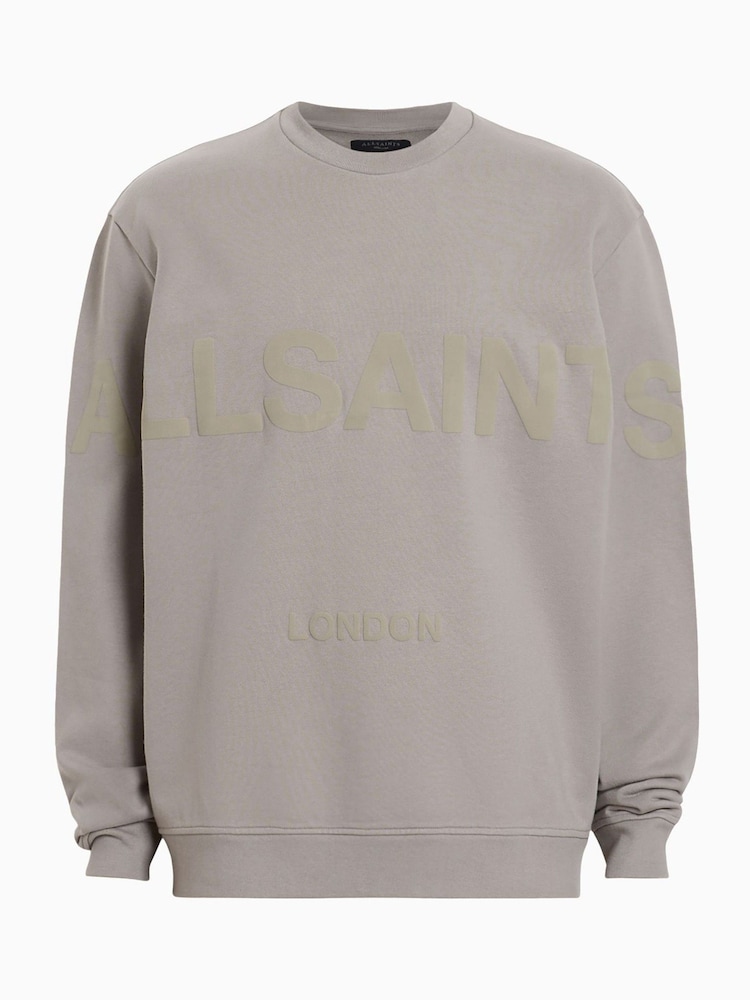 AllSaints Brown Biggy Crew Jumper - Image 4 of 5