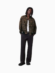 AllSaints Black Soundview Bomber Jacket - Image 2 of 8