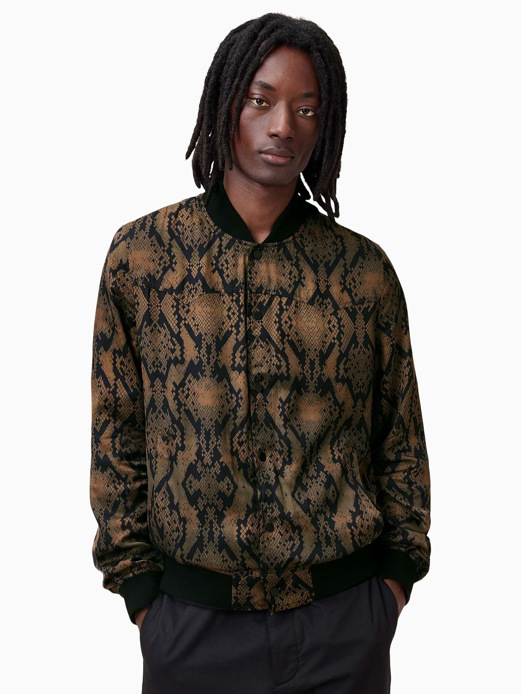 Buy AllSaints Black Soundview Bomber Jacket from Next USA