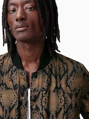 AllSaints Black Soundview Bomber Jacket - Image 7 of 8