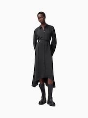 AllSaints Black Lexi Dress - Image 1 of 8