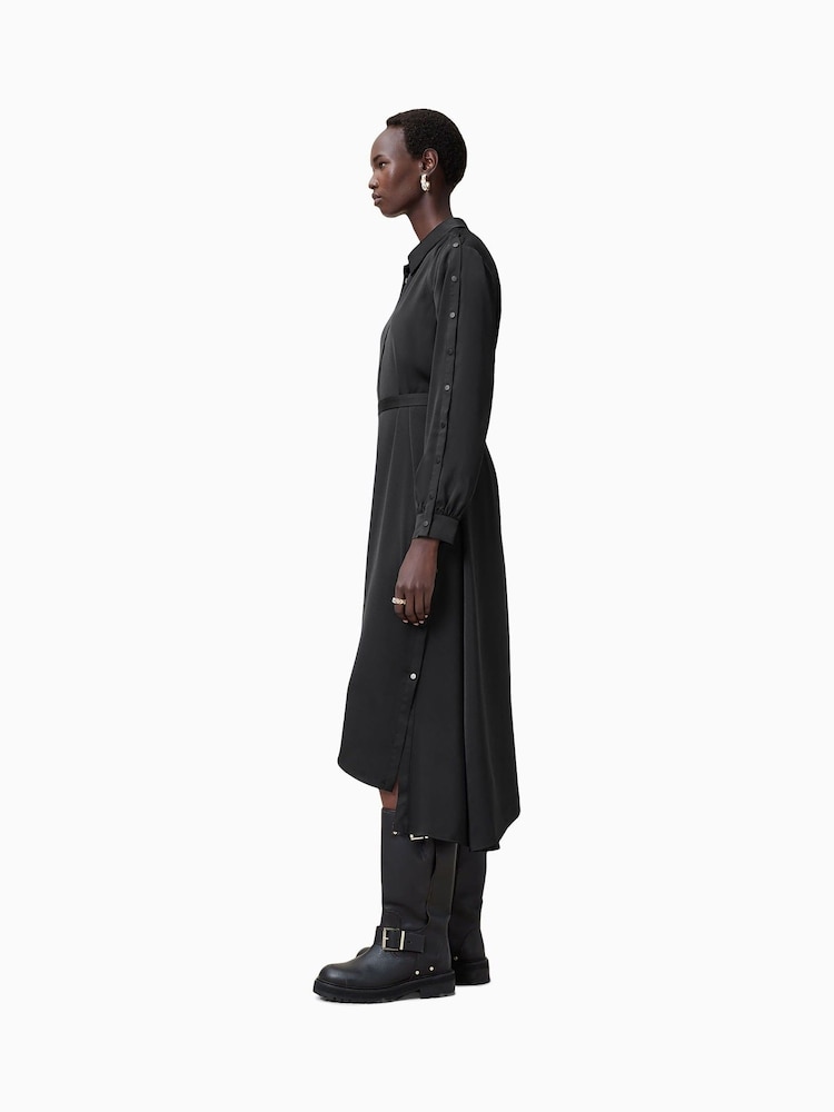 AllSaints Black Lexi Dress - Image 3 of 8