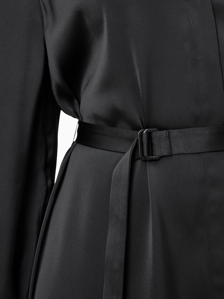 AllSaints Black Lexi Dress - Image 5 of 8