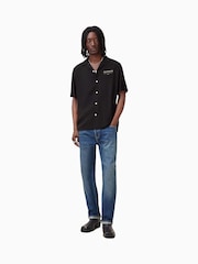 AllSaints Black Undrgndbowa Short Sleeve Shirt - Image 4 of 7