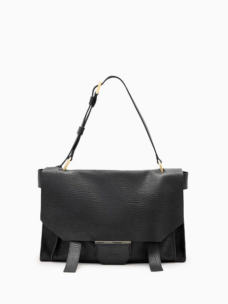 AllSaints Black Ursa Grain Bags - Image 1 of 7