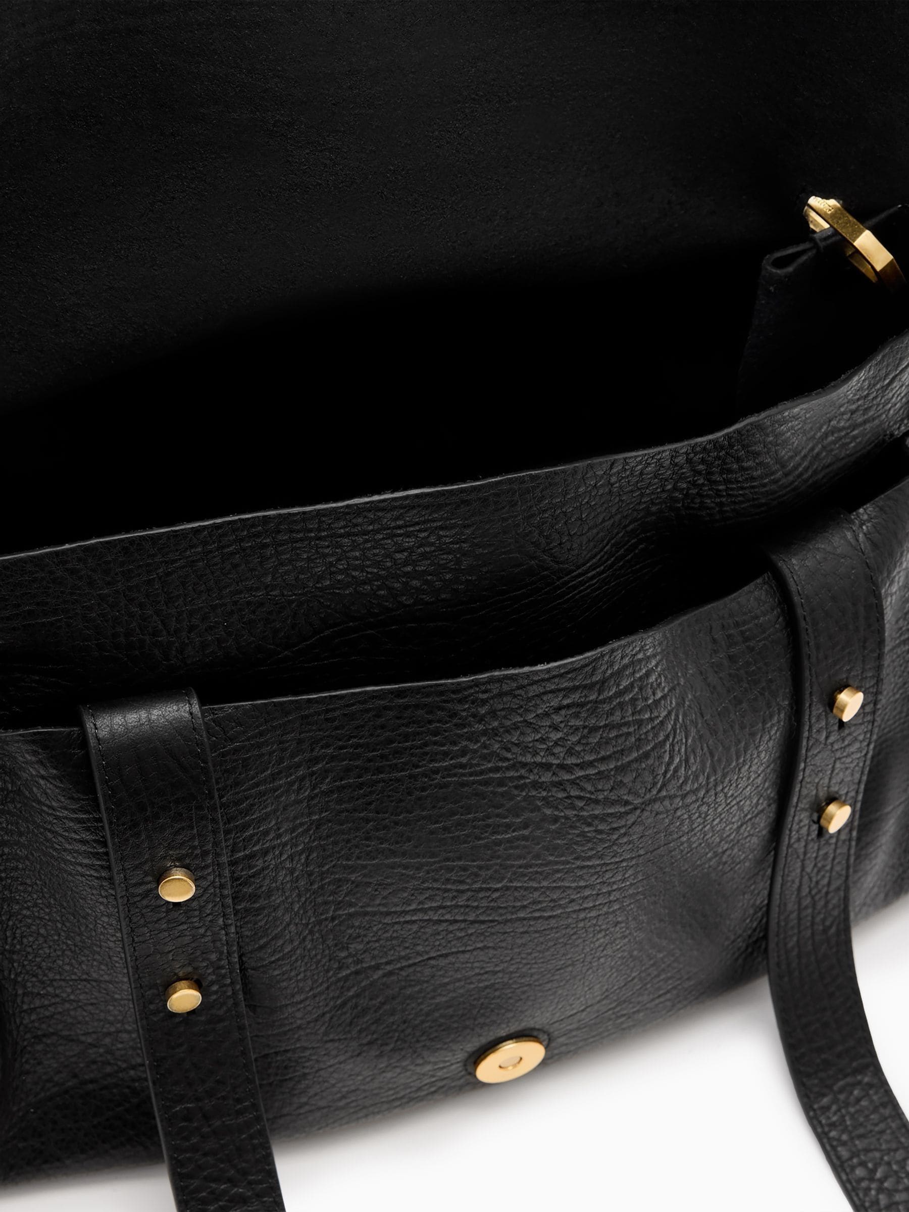 Buy AllSaints Black Ursa Grain Bags from Next USA