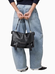 AllSaints Black Ursa Grain Bags - Image 6 of 7