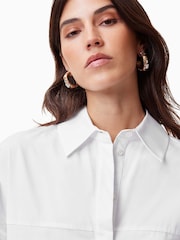 AllSaints White Toria Shirt - Image 2 of 8