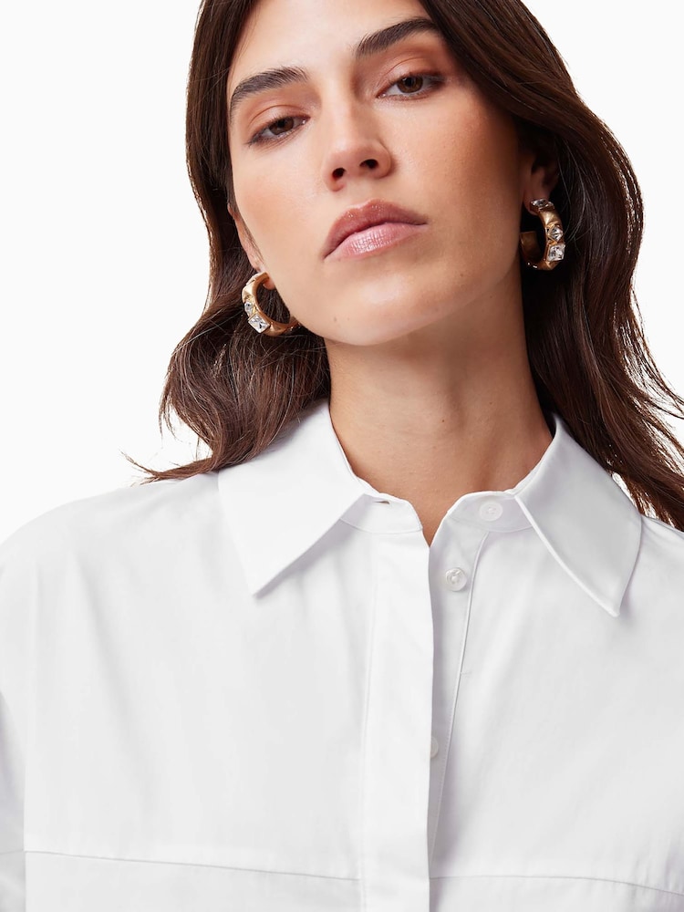 AllSaints White Toria Shirt - Image 2 of 8