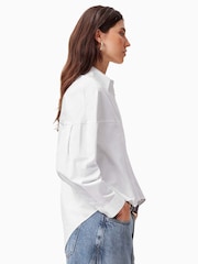 AllSaints White Toria Shirt - Image 4 of 8