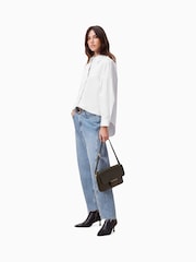 AllSaints White Toria Shirt - Image 6 of 8