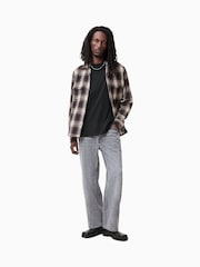 AllSaints Black Finn Long Sleeve Crew T-Shirt - Image 3 of 5