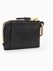 AllSaints Black Remy Grain Wallet - Image 4 of 4