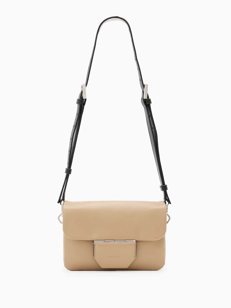 AllSaints Brown Jupiter Cross-Body Bag - Image 1 of 5