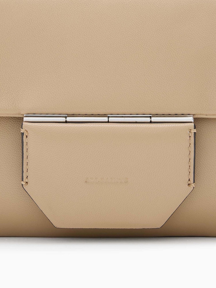 AllSaints Brown Jupiter Cross-Body Bag - Image 4 of 5
