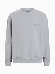 AllSaints Grey Underground Crew Jumper - Image 6 of 6