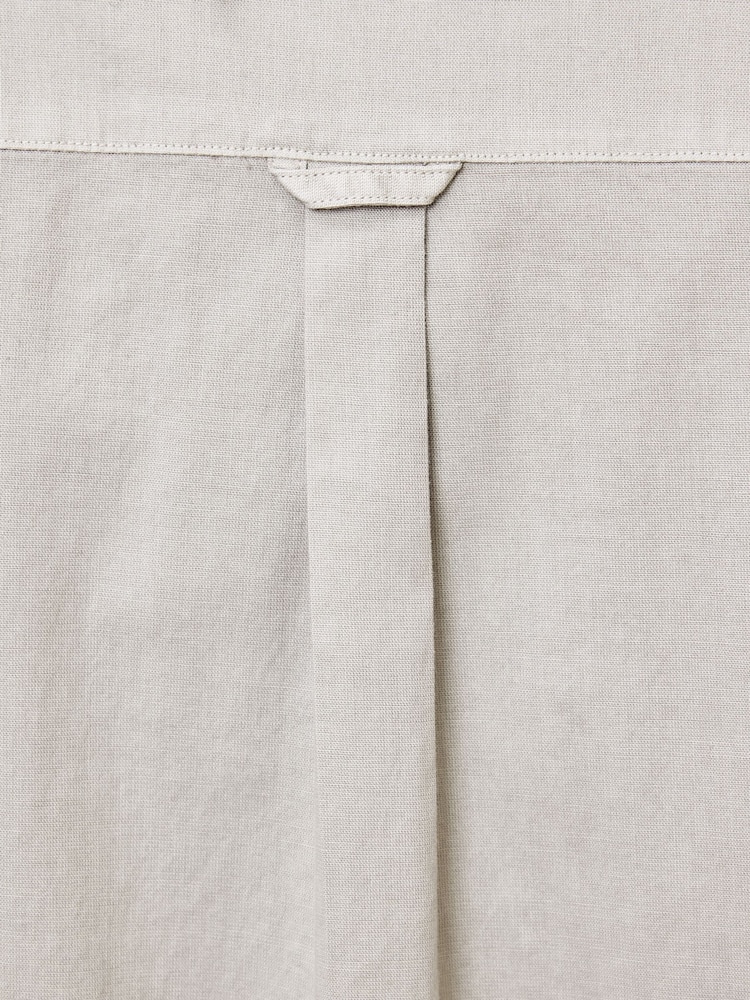AllSaints Grey Light Hawthorne Long Sleeve Shirt - Image 7 of 7
