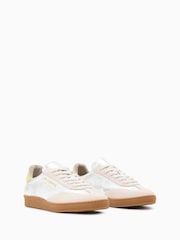 AllSaints Silver Thelma Met Sneakers - Image 2 of 5