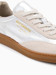 AllSaints Silver Thelma Met Sneakers - Image 4 of 5