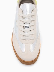 AllSaints Silver Thelma Met Sneakers - Image 5 of 5