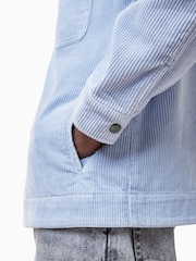 AllSaints Blue Castleford Shirt - Image 5 of 6