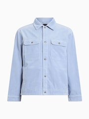 AllSaints Blue Castleford Shirt - Image 6 of 6