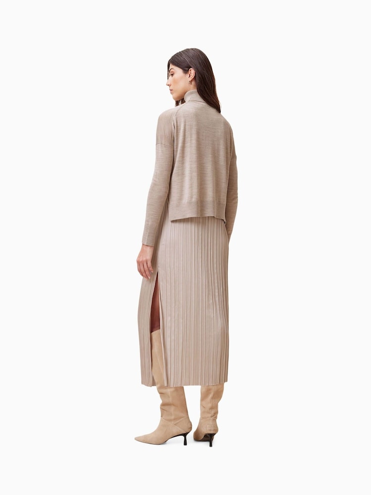 AllSaints Brown Vittoria Dress - Image 6 of 7
