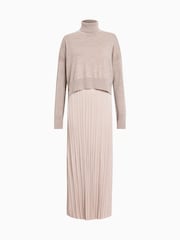 AllSaints Brown Vittoria Dress - Image 7 of 7