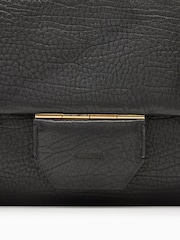 AllSaints Black Ondine Grain Shouldrer Bag - Image 6 of 7