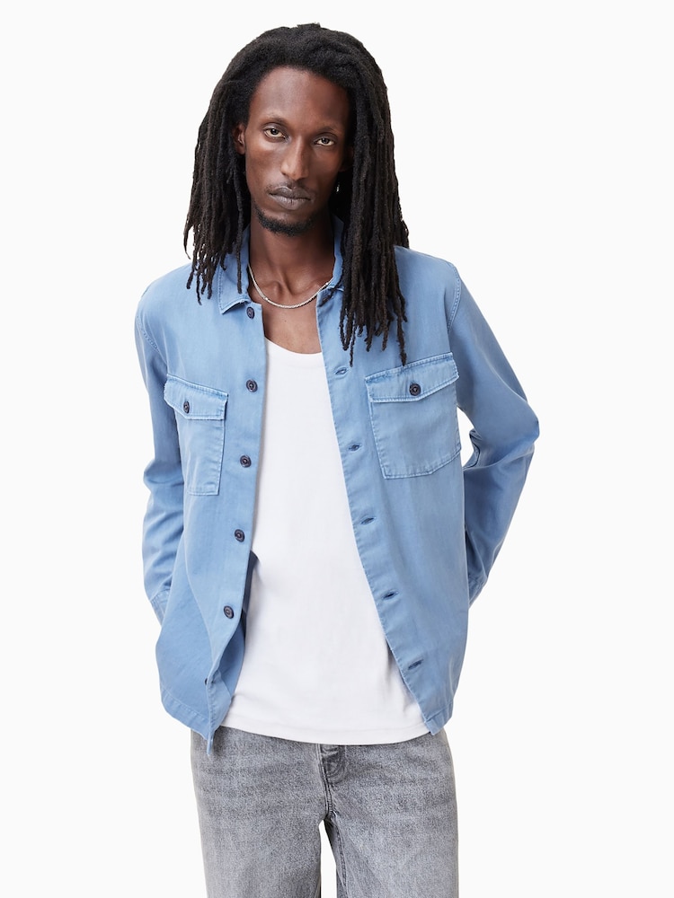 AllSaints Spotter Long Sleeve Shirt - Image 2 of 7