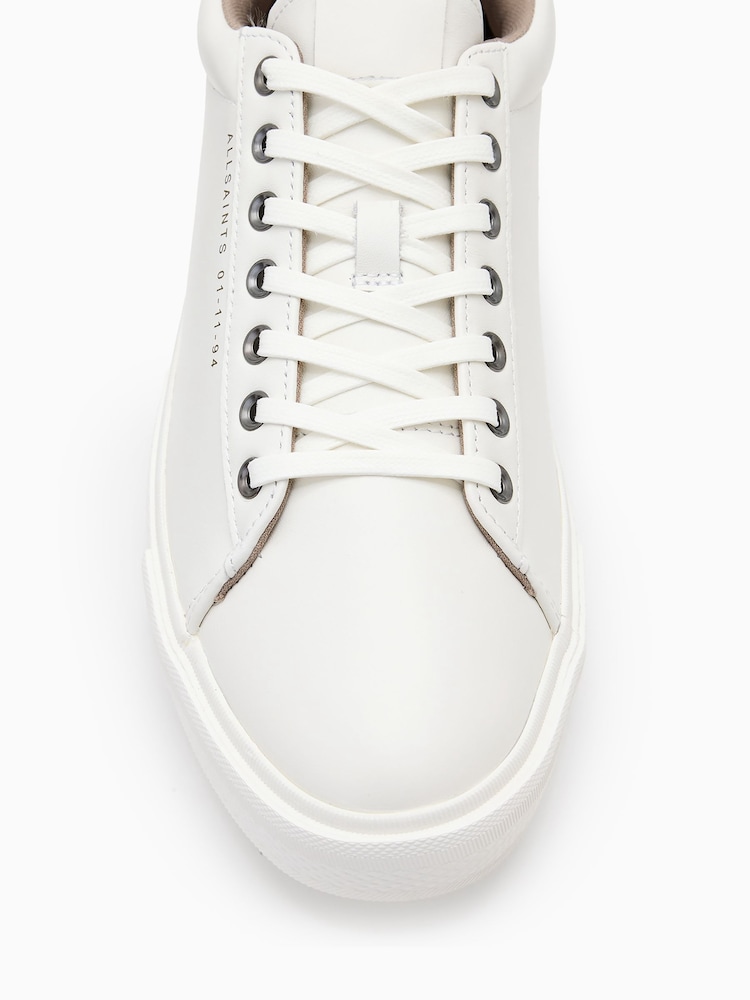 AllSaints White Brody Low Top - Image 5 of 5