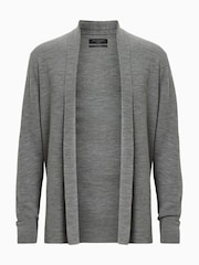 siva - Allsaints Mode Merino Open Car pletena jopa - Slika 6 iz 6