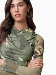 AllSaints Hanako Mesh Dress - Изображение 6 из 8
