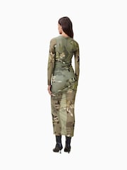 AllSaints Hanako Mesh Dress - Изображение 7 из 8