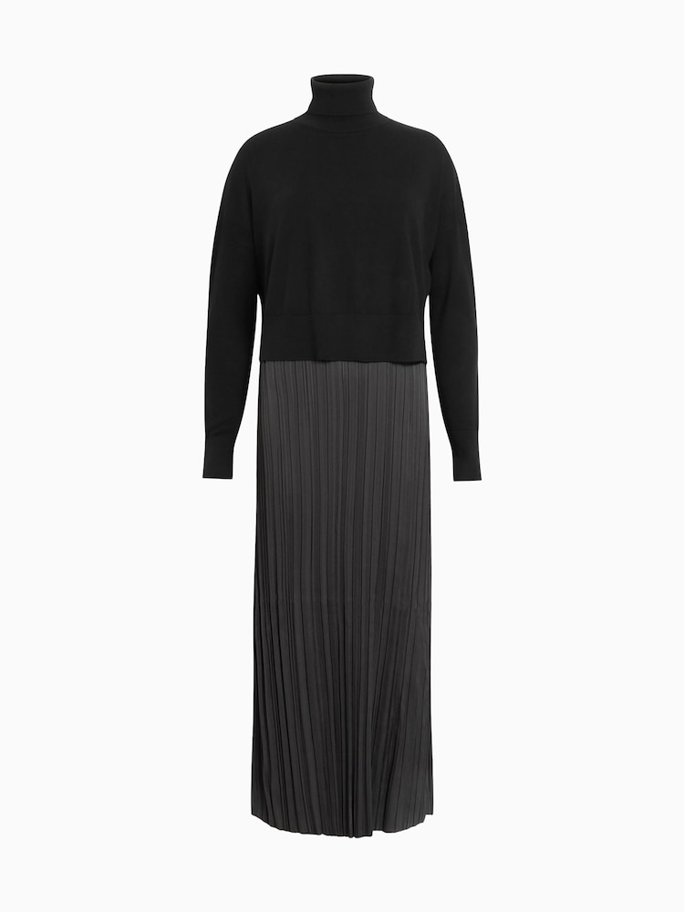 AllSaints Black Vittoria Dress - Image 8 of 8 AllSaints Black Vittoria Dress - Image 8 of 8