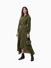 AllSaints Green Lexi Dress - Image 1 of 7