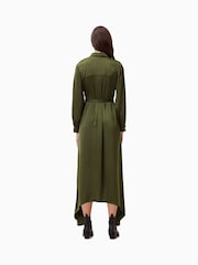 AllSaints Green Lexi Dress - Image 6 of 7