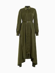 AllSaints Green Lexi Dress - Image 7 of 7