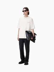 AllSaints White Underground Short Sleeve Crew T-Shirts - Image 4 of 6
