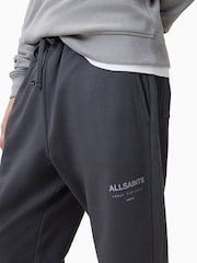 AllSaints Grey Undrgrnd Sweatpants - Image 4 of 8