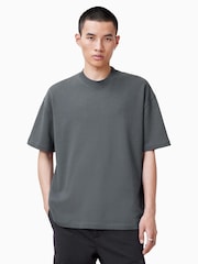 AllSaints Blue Haven Short Sleeve Crew T-Shirt - Image 1 of 6