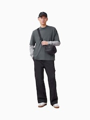 AllSaints Blue Haven Short Sleeve Crew T-Shirt - Image 3 of 6