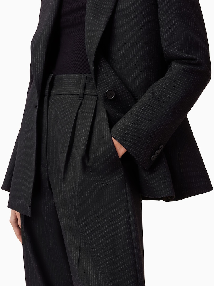 AllSaints Black Pinnie Trousers - Image 3 of 8