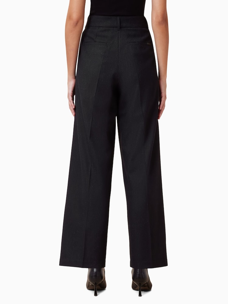 AllSaints Black Pinnie Trousers - Image 4 of 8